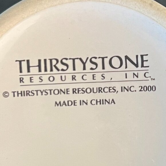 Vintage THIRSTYSTONE Hummingbird WINGED JEWEL Poem Mug ~ Christopher Griffins - Picture 10 of 11